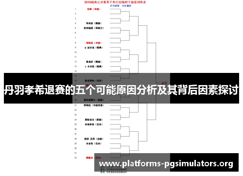 丹羽孝希退赛的五个可能原因分析及其背后因素探讨