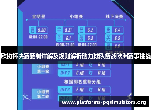 欧协杯决赛赛制详解及规则解析助力球队备战欧洲赛事挑战